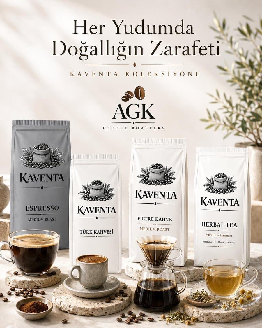 Kaventa Koleksiyonu — Espresso, Filtre Kahve, Türk Kahvesi ve Bitki Çayı